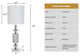 Nicole 36" Chrome Metal Table lamp, Set of 2