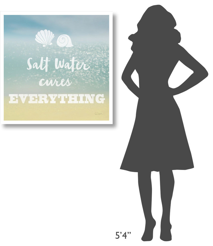 "Salt water Cure" Digital Paper Print by Sue Schlabach, 32"x32"