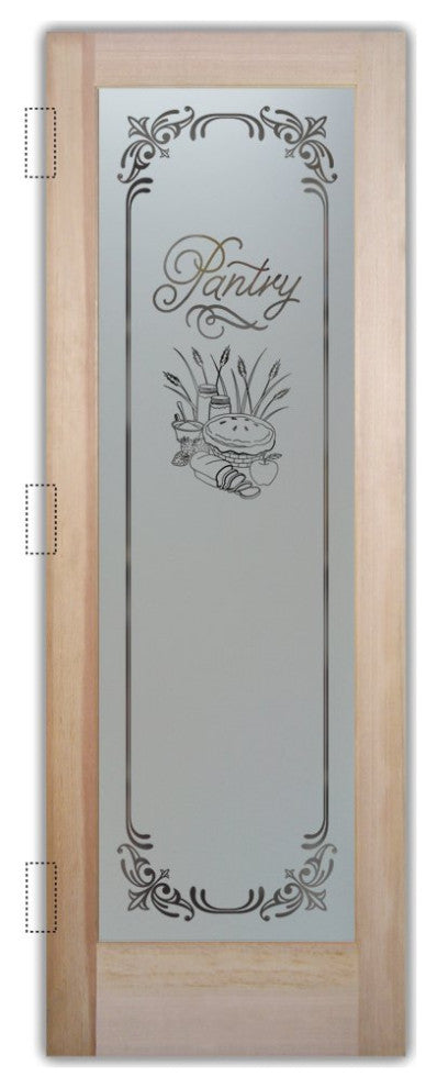 Pantry Door - Apple Pie  - Douglas Fir (stain grade) - 30" x 96" - Book/Slab...