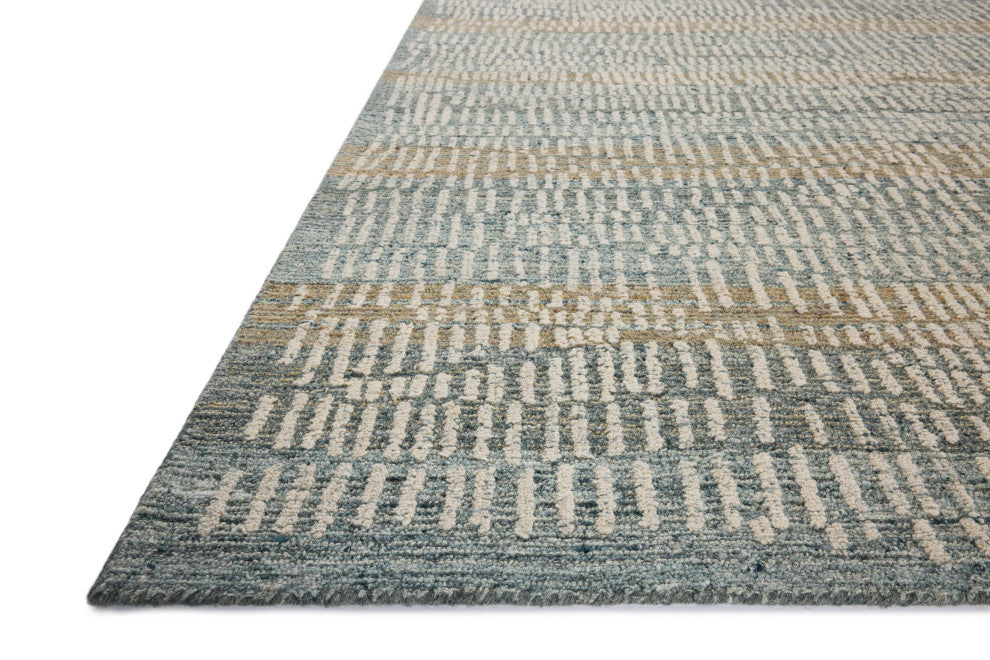 Loloi Elias Ocean / Oatmeal 2'-3" x 3'-9" Accent Rug