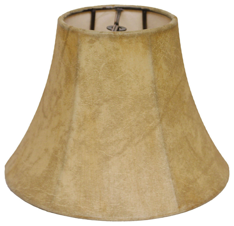 6" Faux Snakeskin Set of 6 Slanted Chandelier Parchment Lampshades