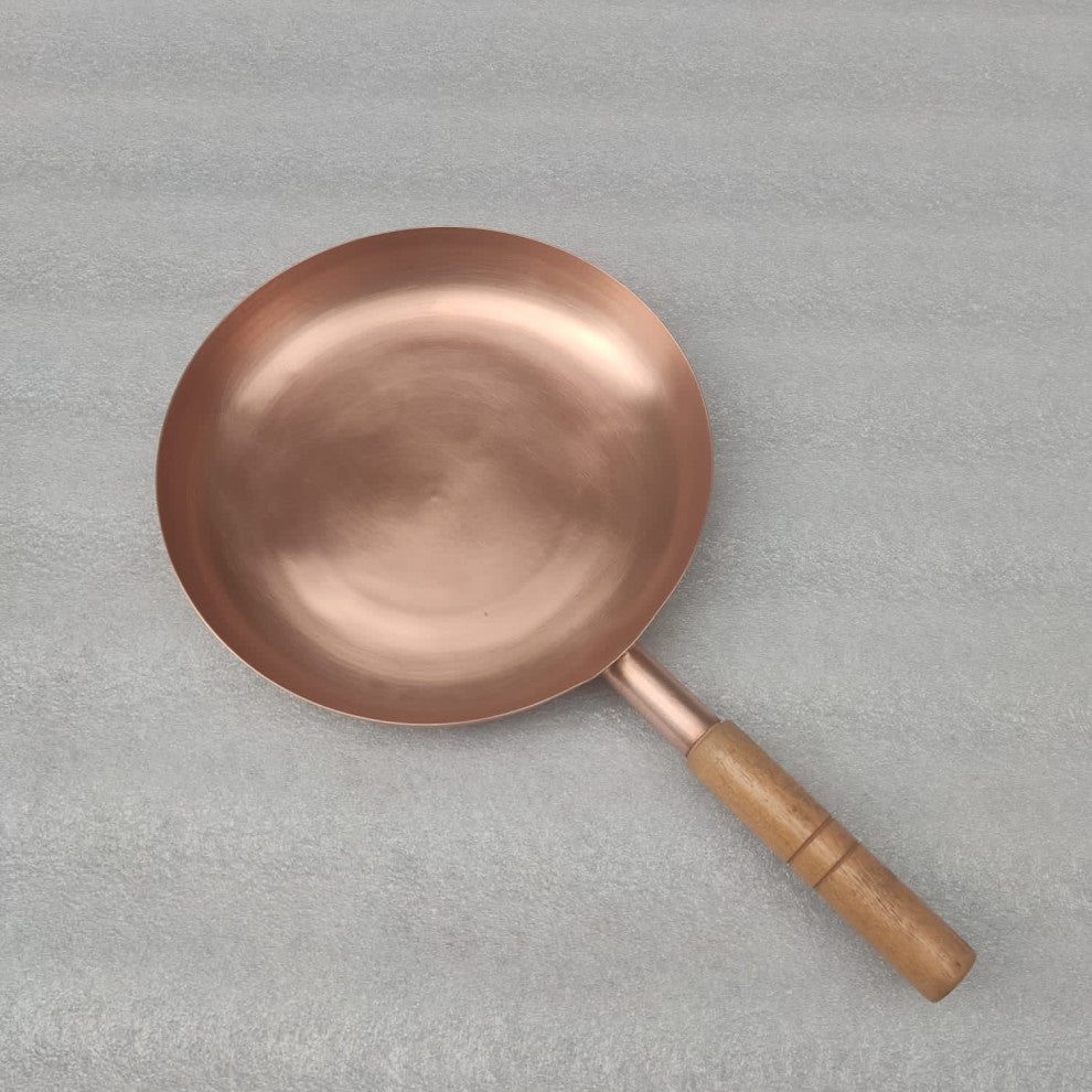 10x1.5" Round Plain Copper Pan with Spatula
