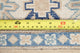 Hand-Knotted Kazak Oriental Traditional Pakistani Area Rug, Beige, 4'11"x3'3