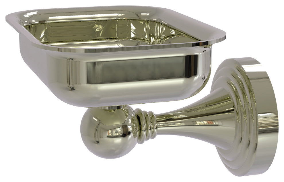 Sag Harbor Wall-Mount Soap Dish, Polished Nickel
