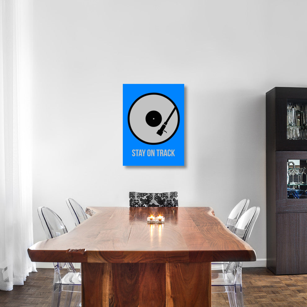 "Stay On Track Vinyl Poster 2" Fine Art Print