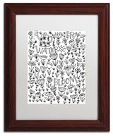 Elizabeth Caldwell 'Water Bloom Groom' Art, Wood Frame, White Mat, 11x14