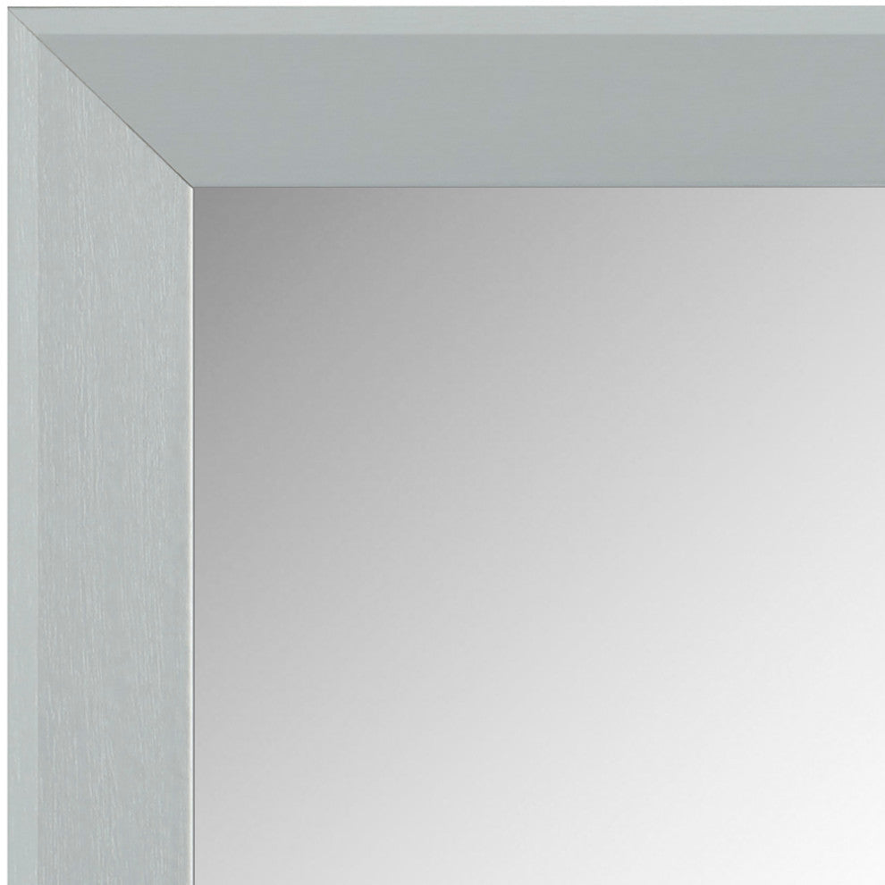 LaRue Framed Wall Mirror, Chrome, 22"x30"