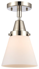 INNOVATIONS LIGHTING 447-1C-PN-G61 Small Cone Flush Mount