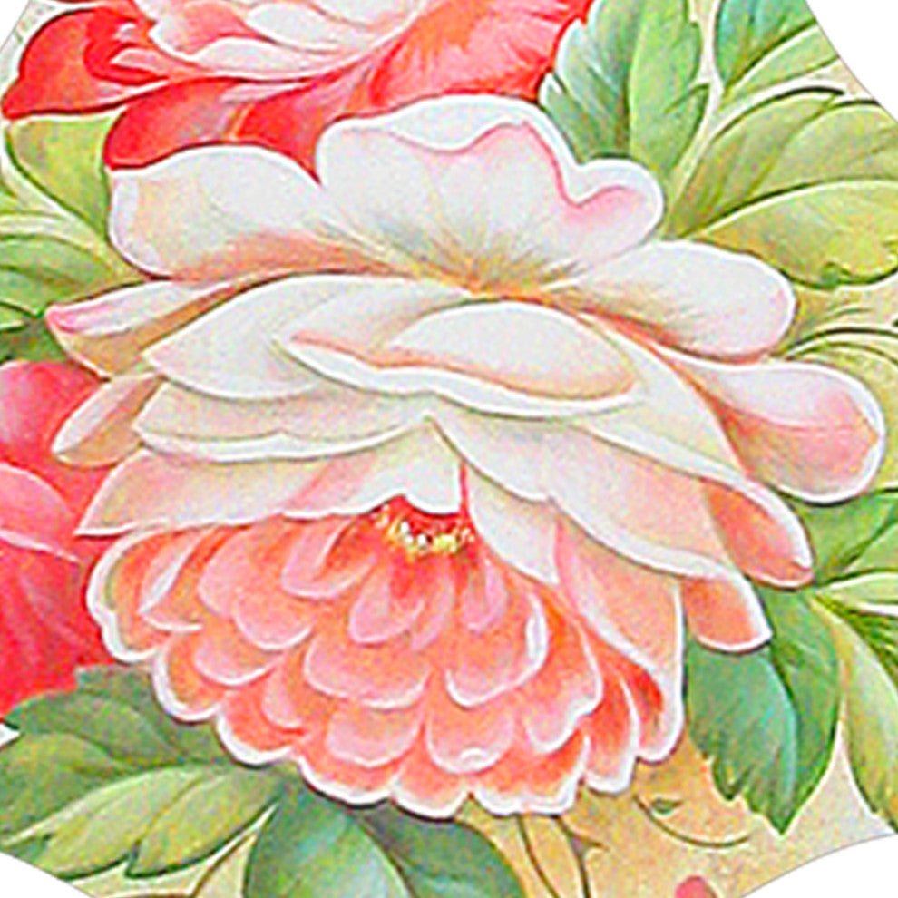 Vintage Floral Anchor Wreath