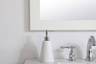 Anderson Rectangle Vanity Mirror 27", White