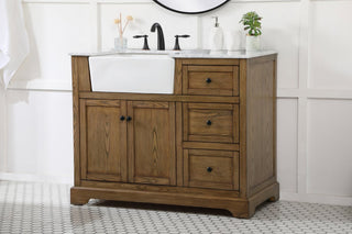 Home Living 22" Farmhouse Driftwood-Light Bathroom Vanity