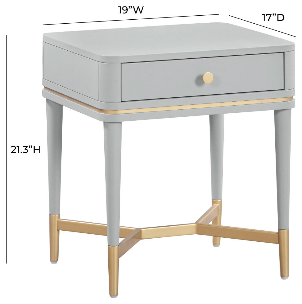 Julieta Gray Nightstand