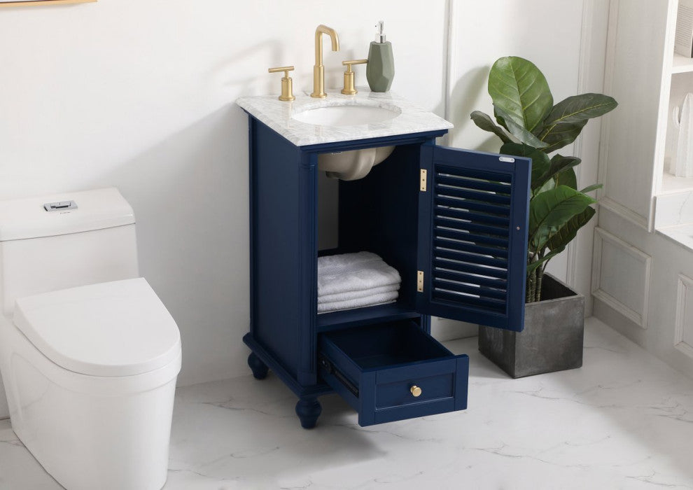 Otis 19" Single Bathroom Vanity, Blue