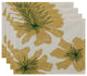 Polyester Placement, Floral, Set of 4