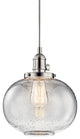 Kichler Avery 1 Light Mini Pendant, Brushed Nickel