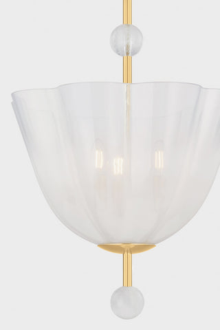 Hudson Valley Lighting Cambria Heights Lantern, Aged Brass