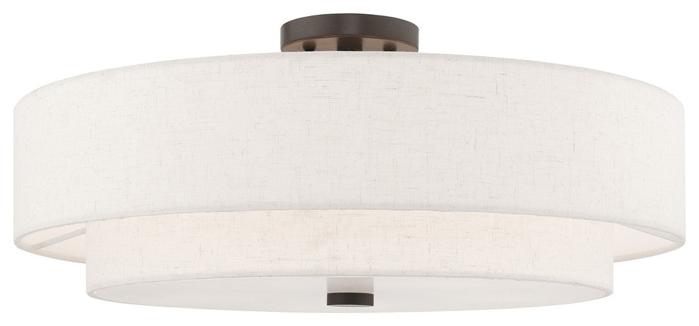 Livex Lighting English Bronze 5-Light Ceiling Mount