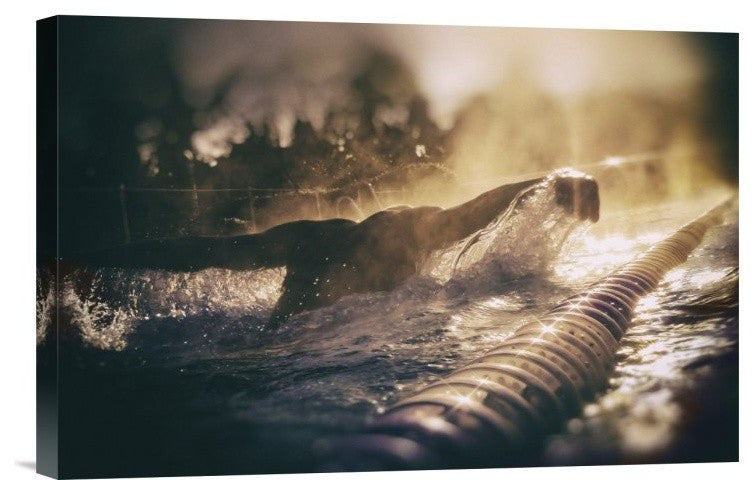 "Flya" Stretched Canvas Giclee by Kerstin Kuntze, 18x12"