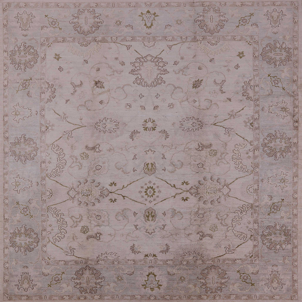 Ahgly Company Indoor Square Mid-Century Modern Area Rugs, 8' Square
