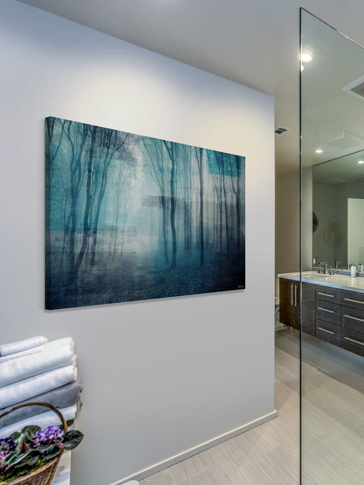 "Partial Light" Painting Print on Wrapped Canvas, 18"x12"