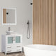 Vanity Art Vanity Set With Vessel Sink, White, 30", Standard Mirror