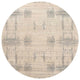 Ahgly Company Indoor Round Mid-Century Modern Area Rugs, 8' Round