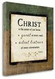 "Christ Is The Center Of Our Home" By Jennifer Pugh, Gallery Wrap Canvas
