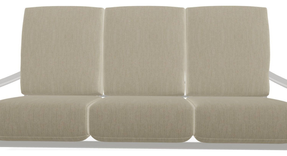St. Catherine Deep Seat 3-Seat Outdoor Sofa, Huskie/Snow