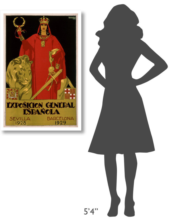 "Exposicion General Epaï¿½ola" Print by Francisco Hohenleiter De Castro, 26"x38"
