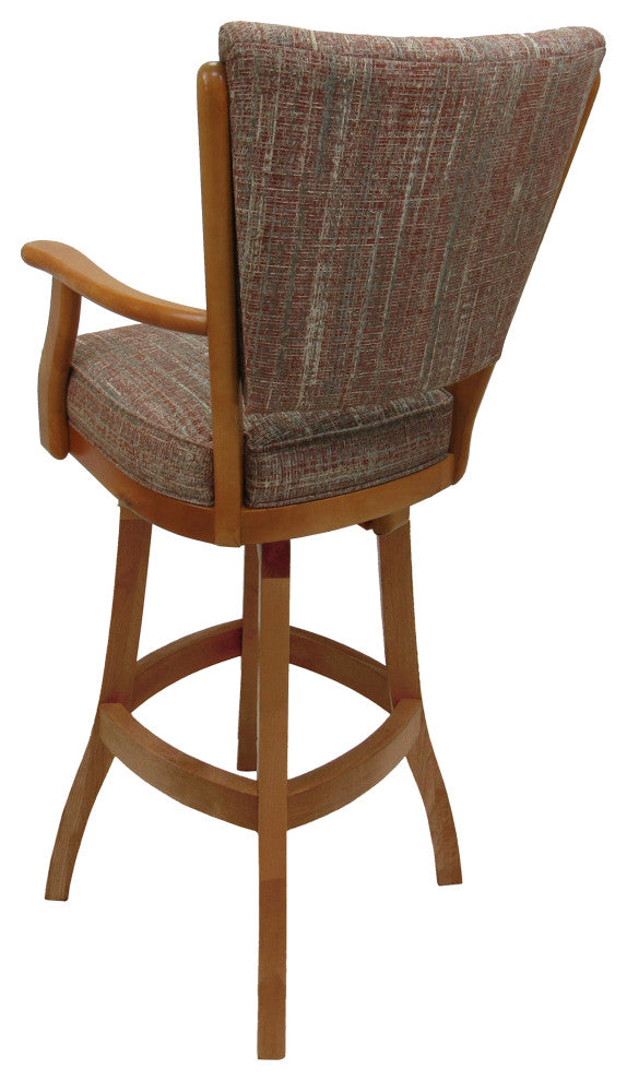 Classic Counter Bar Stools 26" 30" Extra Tall 34", Watusi Madder - Honey, 34"