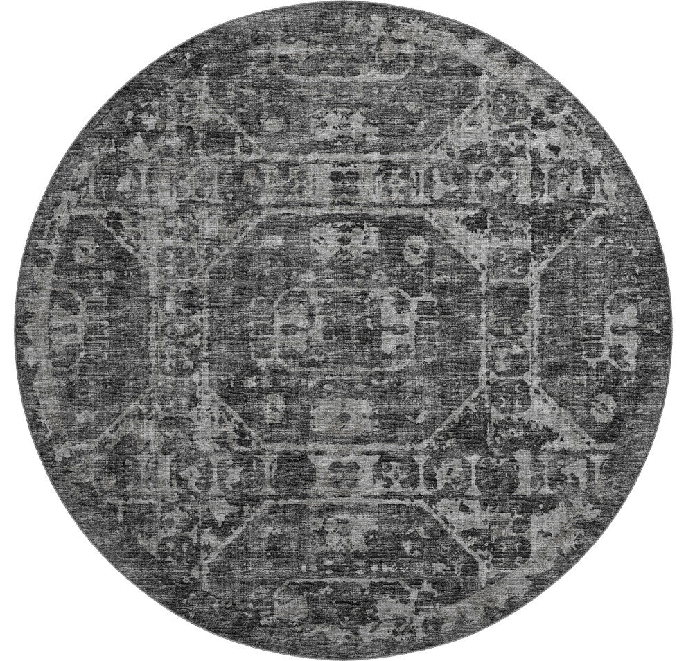 Aberdeen AB2 Midnight 8' x 8' Round Rug