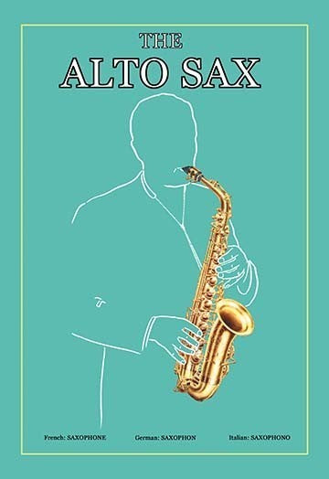 The Alto Sax- Fine Art Giclee Print 16" x 24"