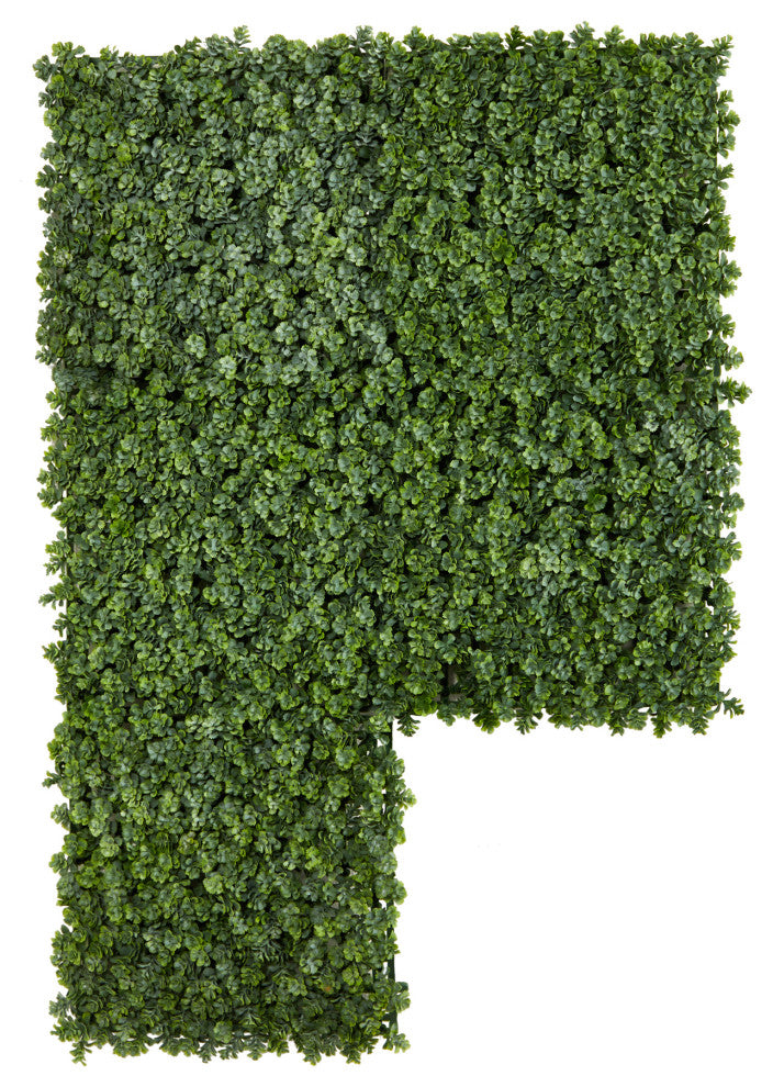 12" Succulent Artificial Wall Mat, Indoor/Outdoor, Set of 6