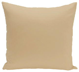 Solid Pillow, Khaki, 20"x20"