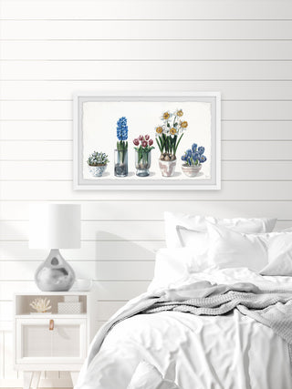 "Bloom Like a Flower" Framed Painting Print, 30x20