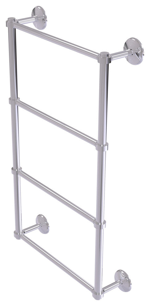 Monte Carlo 4 Tier 24" Ladder Towel Bar, Polished Chrome