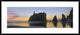 Abby Island and seastacks at sunset, Ruby Beach, Olympic NP, Washington, 42"x18"