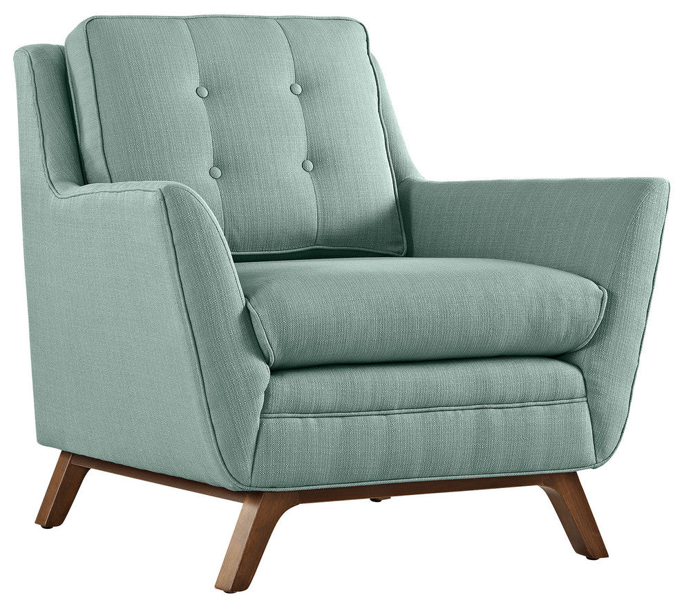 Modern Laguna Beguile Upholstered Fabric Armchair