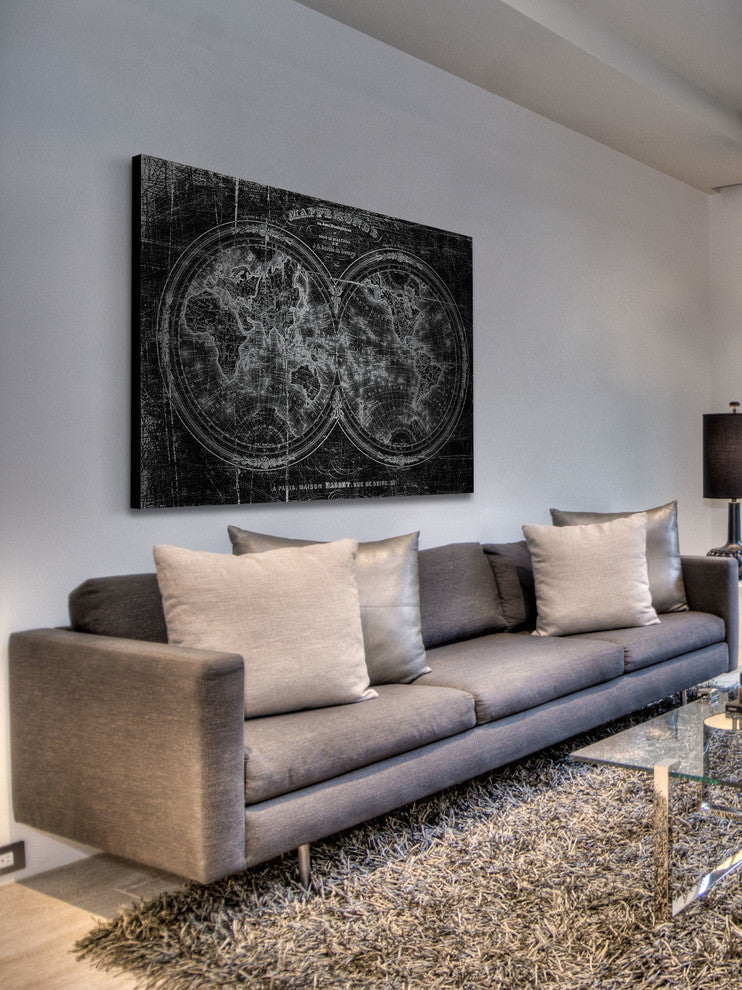 "Magnetic Curves 3" Print on Brushed Aluminum, 45"x30"