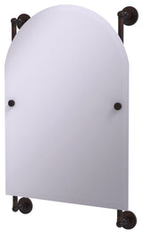 Prestige Skyline Arch Frameless Rail Mounted Mirror, Venetian Bronze