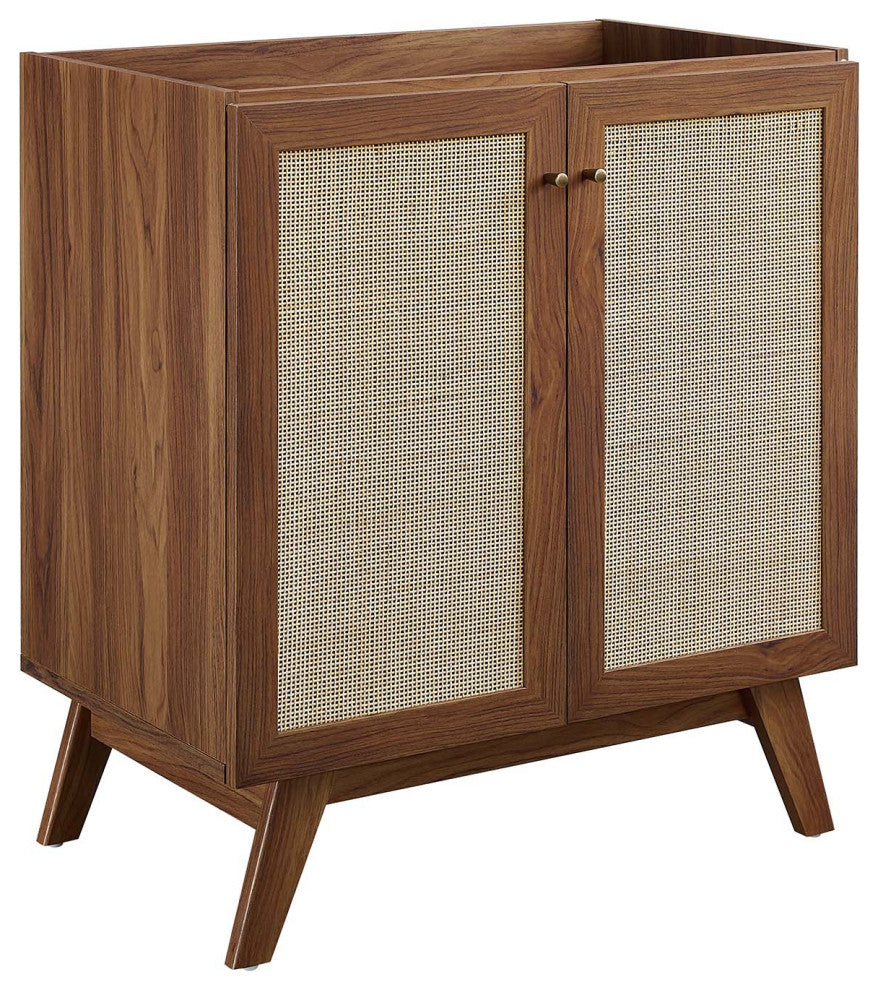 Soma 30" Bathroom Vanity Cabinet (Sink Basin Not Included) - Walnut