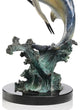 Hand Painted Marlin and Sailfish Statue 15 Inch Brass