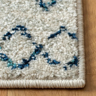 Modern Transitional Geometric Rug, Power Loomed for Lasting Color and Easy Care, Ivory-Navy/12' X 15'