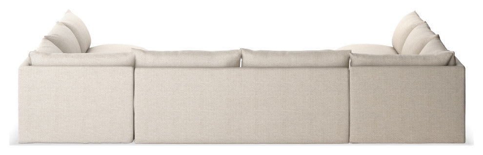 Grant Outdoor 5 Pc Sectional-Faye Sand