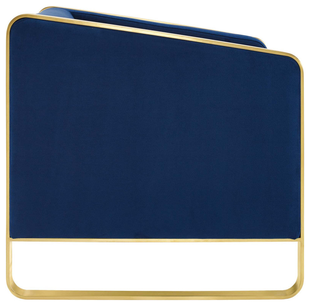 Visualize Accent Club Lounge Performance Velvet Armchair by Modway