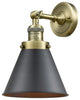 Innovations 203-AB-M13-BK 1 Light Sconce, Antique Brass