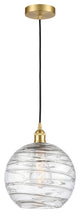 Innovations 616-1P-SG-G1213-10-LED 1-Light Mini Pendant, Satin Gold
