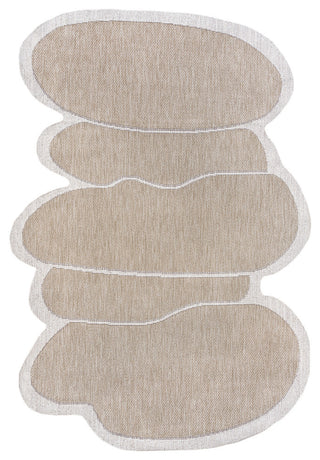 Jasper Modern Rustic Abstract Indoor/Outdoor Shaped Area Rug