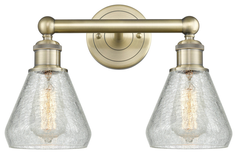 Innovations Conesus 2 15" Bath Vanity-Light Antique Brass
