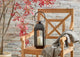 Antoinne Outdoor Lantern, Small, Black, 6.5x6.5x15.75